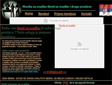 Tablet Screenshot of muzikazasvadbe.com